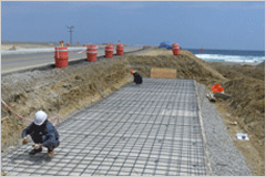 6. Floor steel reinforcement placing