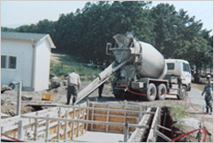 10. Wall concrete placing